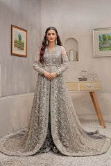 Silver Walima Bridal Dress
