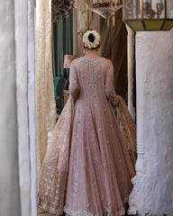 light  pink embellished outfit