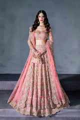Pink Bridal Walima Dress