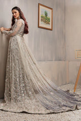 Silver Walima Bridal Dress