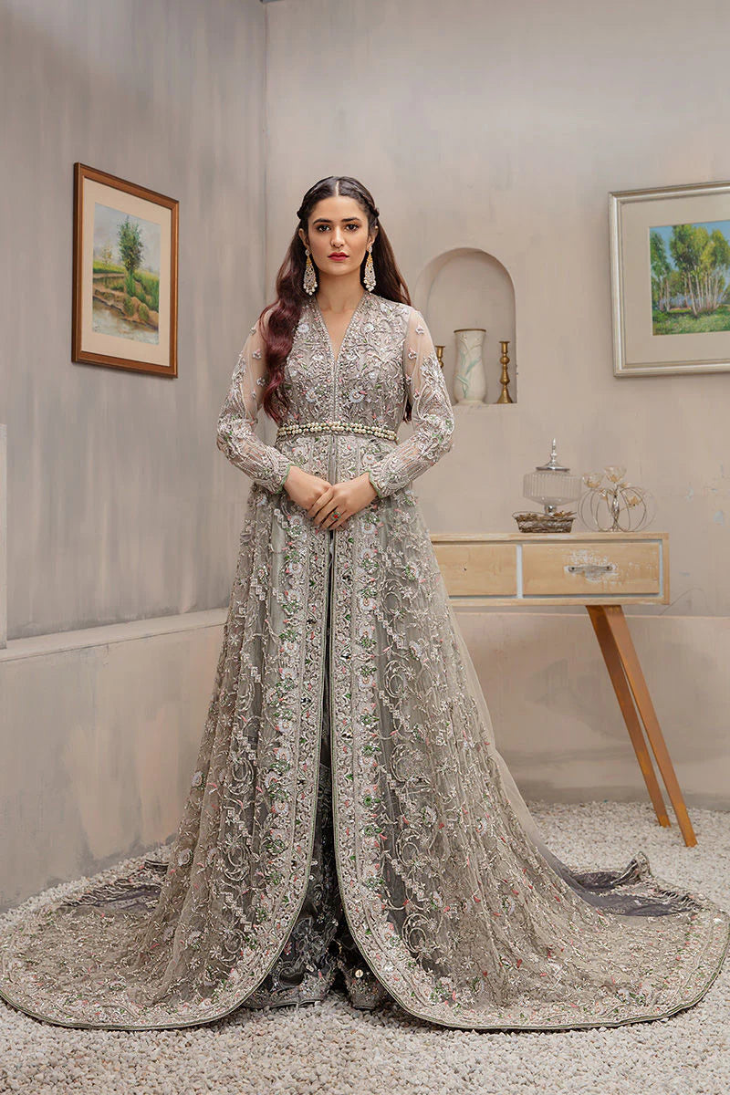 Silver Walima Bridal Dress