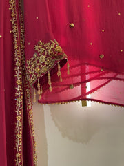 Pink Embellished Luxury Formal